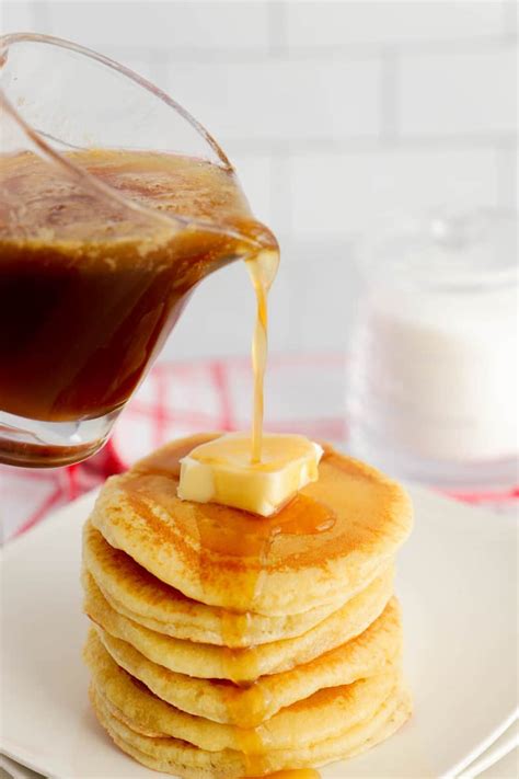 homemade pancake syrup with honey
